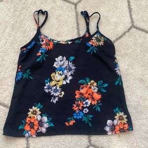 Charlotte Russe floral flowy tank top